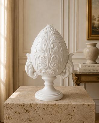Pumo Barocco Bianco Lucido 24 cm