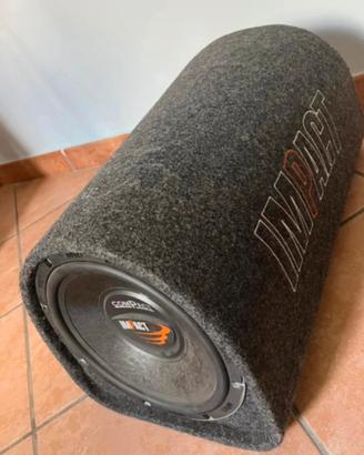 Subwoofer IMPACT da 250 mm Attivo in box a "tubo"