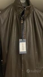 Giubbotto bomber 100% vera pelle Colore moro