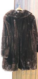 caldo cappotto pelliccia di castoro lontrato