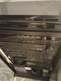 audio stereo Pioneer sei componenti più due casse