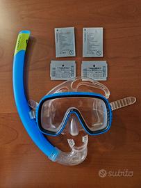 Tribord - Maschera snorkeling/sub con boccaglio