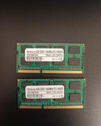 Samsung RAM 4GB  (n.2 prodotti)