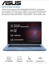 Cromebook asus 14 pollici