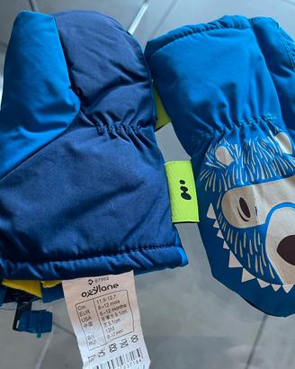 Guanti montagna bimbo 6-12 mesi