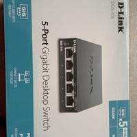 Switch D-Link DGS-105 5 porte RJ45 1Gb