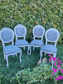 4 sedie shabby o moderno 