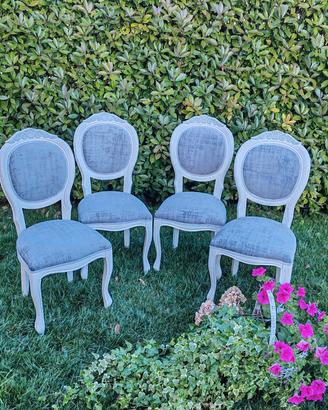 4 sedie shabby o moderno 