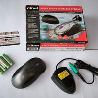 Mouse Wireless Trust 450LR PS/2 USB Ottico