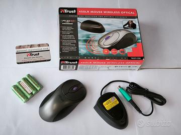 Mouse Wireless Trust 450LR PS/2 USB Ottico
