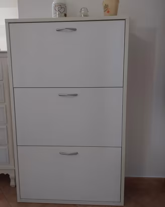 BAKAJI Scarpiera salvaspazio slim in legno