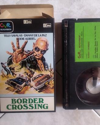 BORDER CROSSING Savalas CVR Betamax RARE