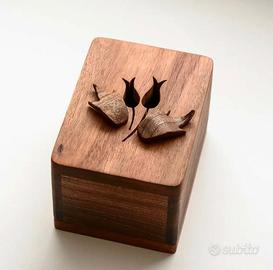 Legno di platano traforato cassetta