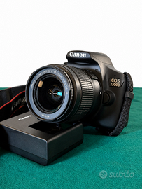 Canon EOS 1300D + 18-55mm con Scatola, Borsa Wi-Fi