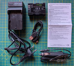 Batteria  LP-E6 Patona + kit ricarica