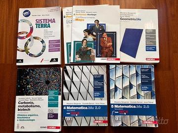 Libri liceo di vari anni