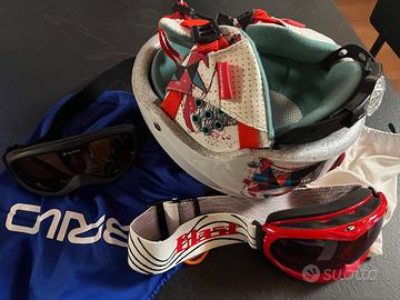 Casco da bambino/a da sci e maschera