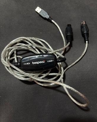 Cavo USB - MIDI DIN