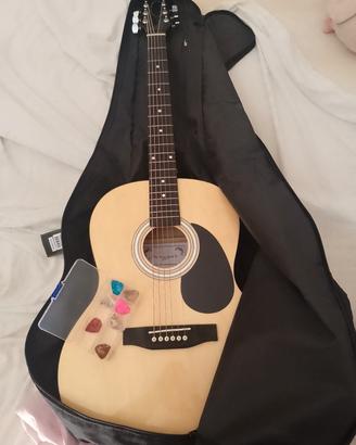 chitarra+custodia+plettro