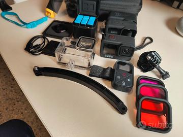 GOPRO HERO 9 con 3 batterie e tantissimi accessori