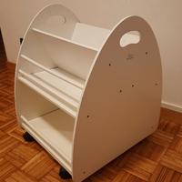 libreria per bambini su ruote