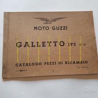Moto Guzzi Galletto 192 1959 catalogo ricambi