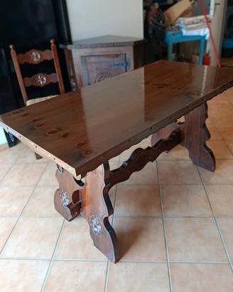 Tavolo in legno stile val varaita