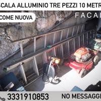 Scala professionale in alluminio Facal 10 metri