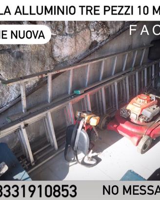 Scala professionale in alluminio Facal 10 metri