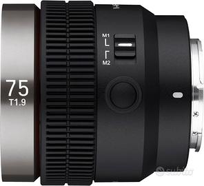Samyang Cine V-AF 75mm T1.9 FE Sony
