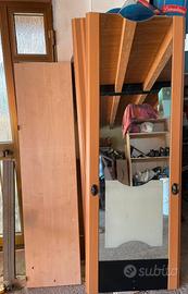 Postazione Specchio + sedia parrucchiera