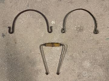 Manico antico per paiolo, secchio, lampada ecc