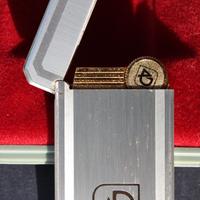 Andrè Denis accendino vintage - NUOVO silver, gold