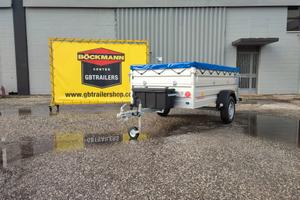 Carrello rimorchio auto con sovrasponde