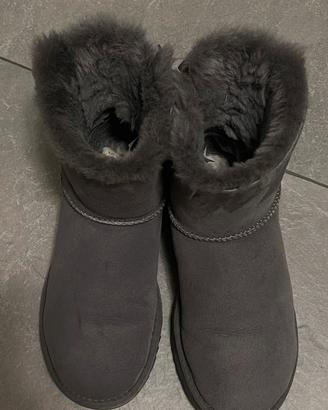 Ugg mini bailey bow II, tg 38 originali grigio