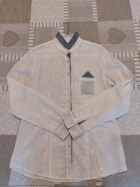 Camicia donna cotone sangallo