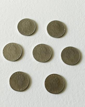 7 pezzi 50 lire rare annate