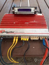 Autoradio e amplificatore