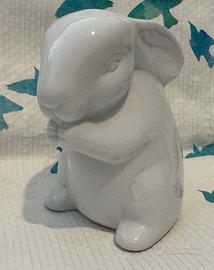 ggetti in Ceramica - Coniglio + porta candela