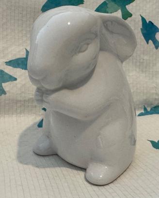 ggetti in Ceramica - Coniglio + porta candela