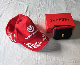 Ferrari gadget giubbotto cappello portafoglio