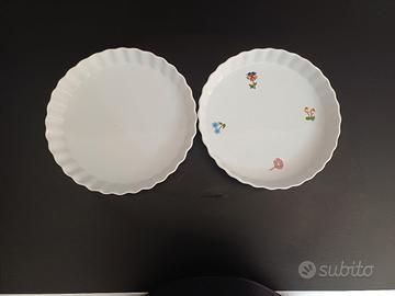 set 2 tortiere ceramica