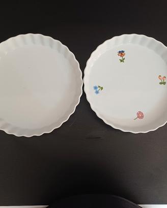 set 2 tortiere ceramica