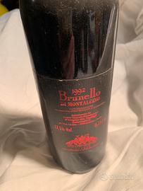 Bottiglia di vino Brunello di Montalcino