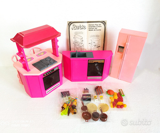 Barbie mobili cucina vintage playset casa bambola