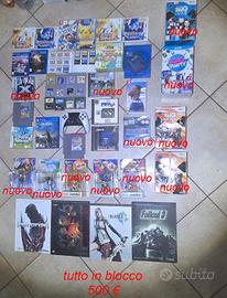 lotto blocco console e videogiochi 