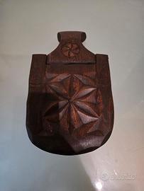 Portaburro valdostano  fatto a mano per Natale.