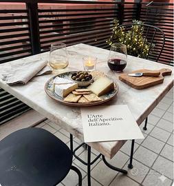 Set  Tavolo + 2 Sedie per Balcone/Giardino