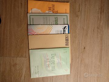 libri di solfeggio e spartiti per violino 