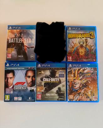 Lotto 5 giochi PS4